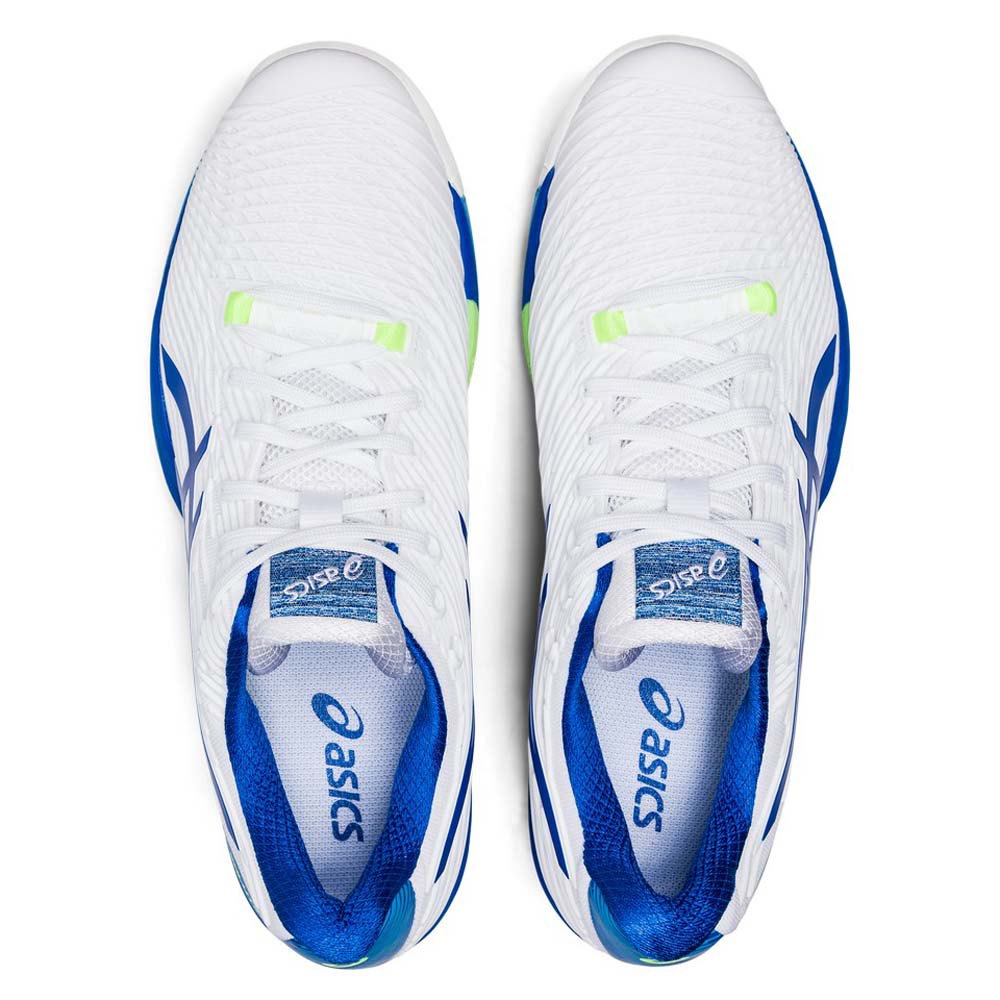 Tenis Asics Solution Speed FF 2  (White/Tuna Blue)