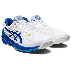 Tenis Asics Solution Speed FF 2  (White/Tuna Blue)