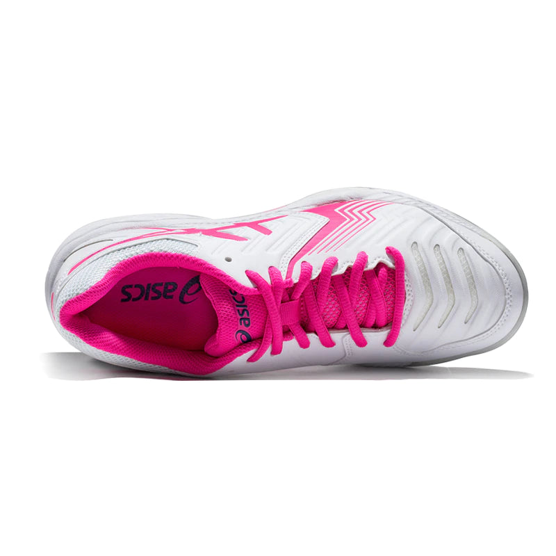 Tenis Asics Gel Game  Blanco/Rosa ¡Detalle De Mostrador!