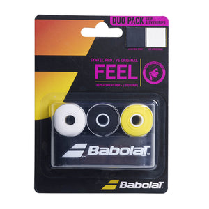 Babolat Pack Syntec Pro x1 + VS Original x3 (Black/Yellow/White)