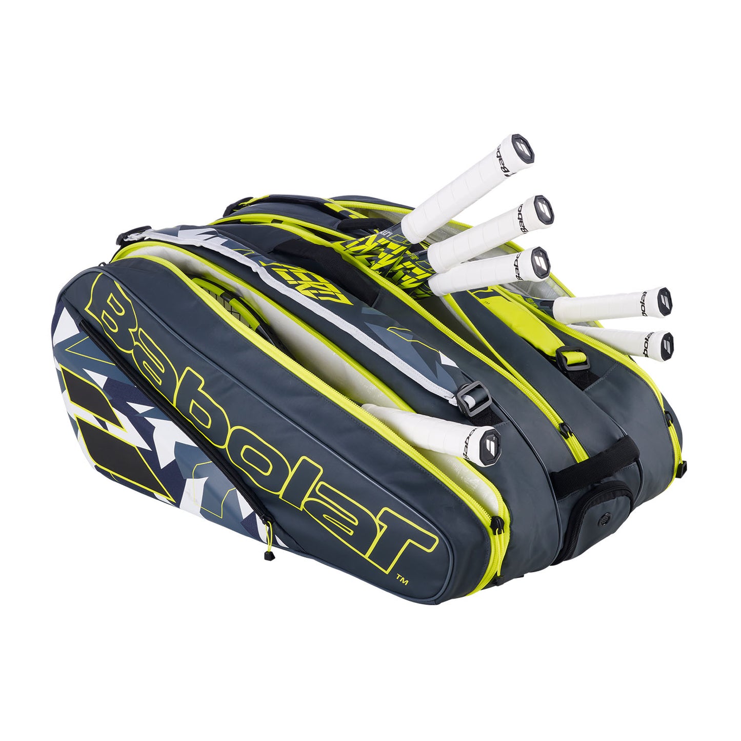 Maleta Babolat Pure Aero x12 (Grey/Yellow/White)