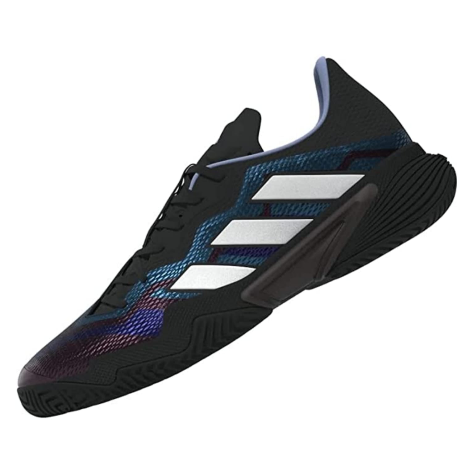 Tenis Adidas Barricade M (Negro/Blanco/Azul)