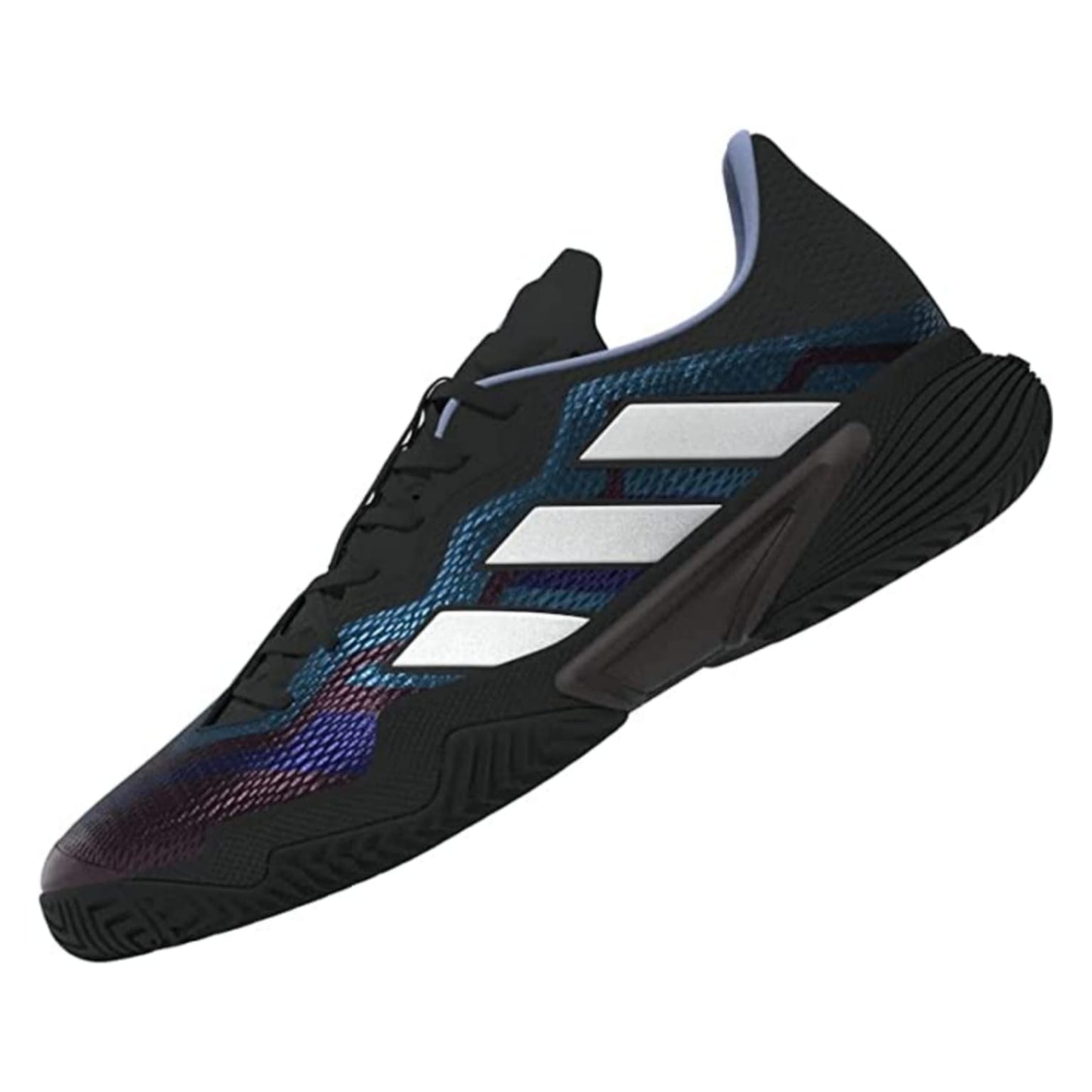 Tenis Adidas Barricade M (Negro/Blanco/Azul) HQ8415