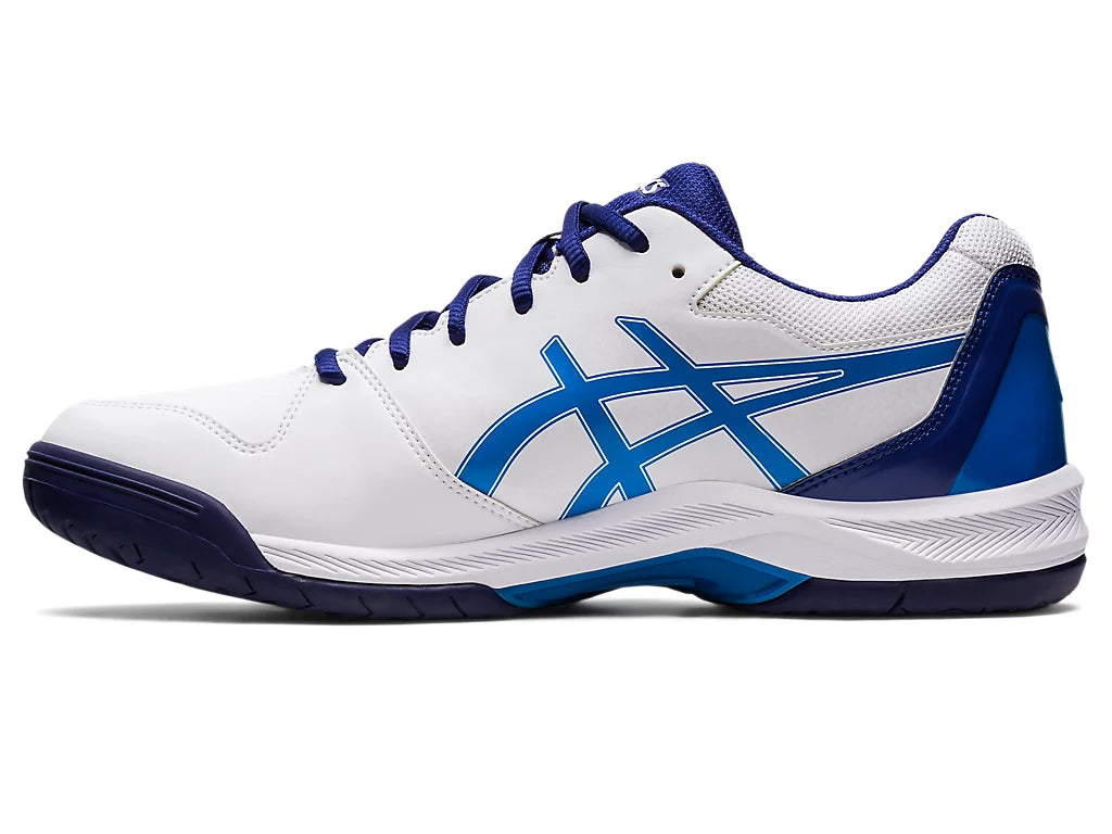 Tenis Asics Gel-Dedicate 7 Caballero (White/Electric Blue)