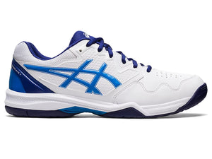 Tenis Asics Gel-Dedicate 7 Caballero (White/Electric Blue)