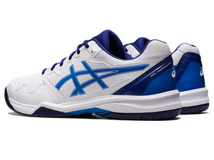 Tenis Asics Gel-Dedicate 7 Caballero (White/Electric Blue)