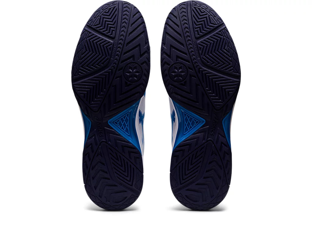 Tenis Asics Gel-Dedicate 7 Caballero (White/Electric Blue)