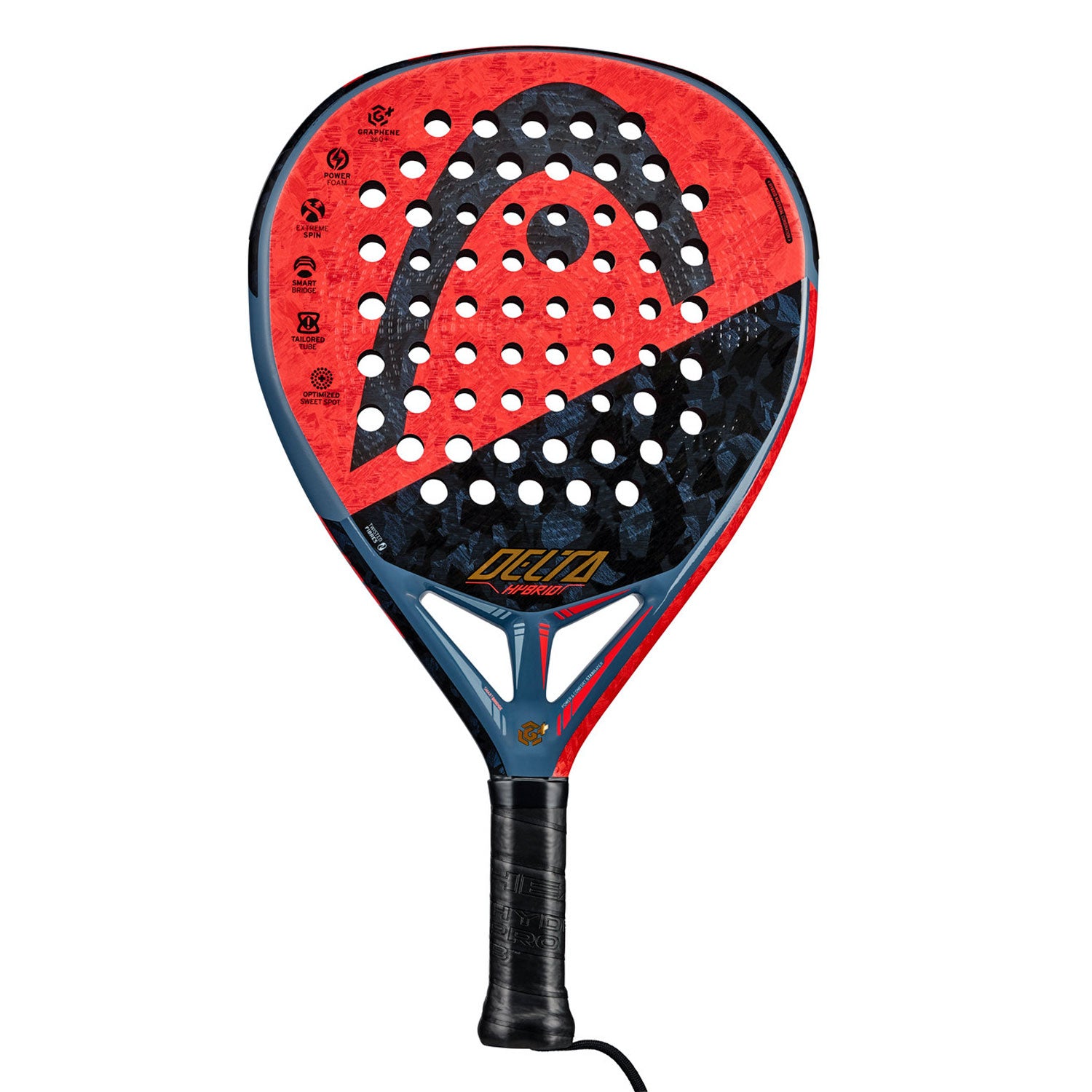 Pala de padel con moldura de carbono 360 g.