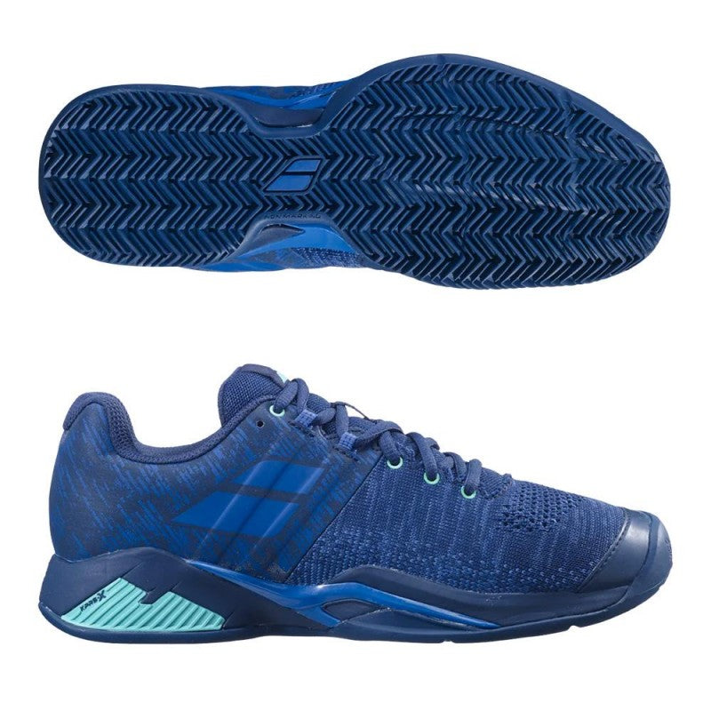 Tenis Babolat Propulse Blast Clay Caballero (Dark Blue /Viridian Green)