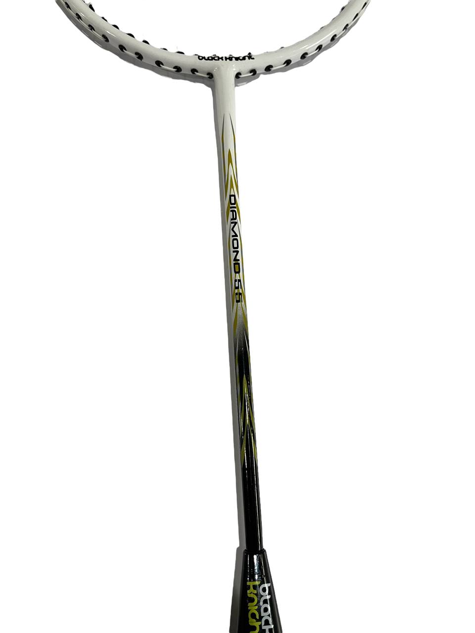 Raqueta Black Knight Badminton Diamond 55 (White/Black)