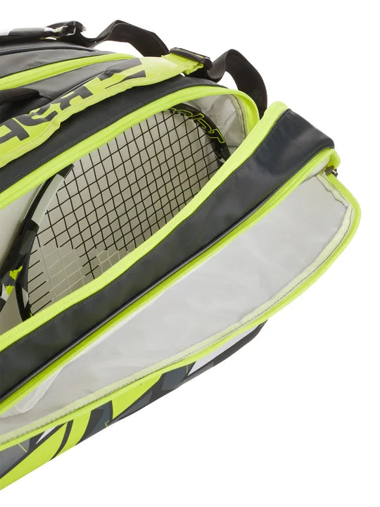 Maleta Babolat Pure Aero x12 (Grey/Yellow/White)