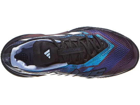 Tenis Adidas Barricade M (Negro/Blanco/Azul)