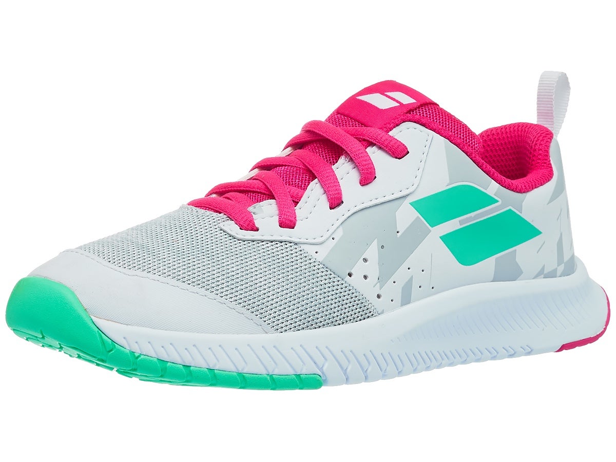 Tenis Babolat Pulsion AC Junior Blanco/Rosa