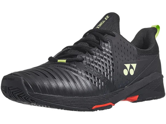 Tenis Yonex Power Cushion Sonicage3 Caballero Black/Lime