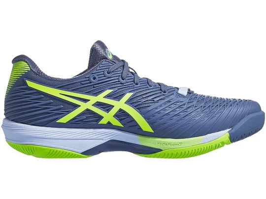 Tenis Asics Solution Speed FF 2 (Steel Blue/Hazard Green)