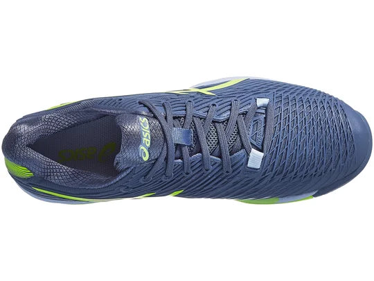 Tenis Asics Solution Speed FF 2 (Steel Blue/Hazard Green)