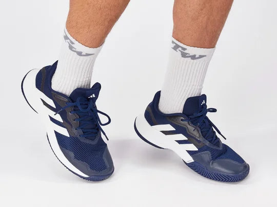 Tenis Adidas CourtJam Control (Navy/White) Caballero HQ8808