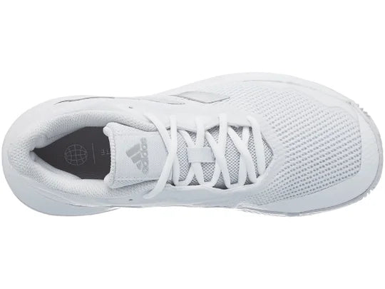 Tenis Adidas CourtJam Control (White/Silver Metallic)
