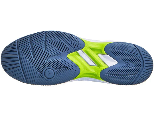 Tenis Asics Gel Game 9 (Blanco/Azul Steel)