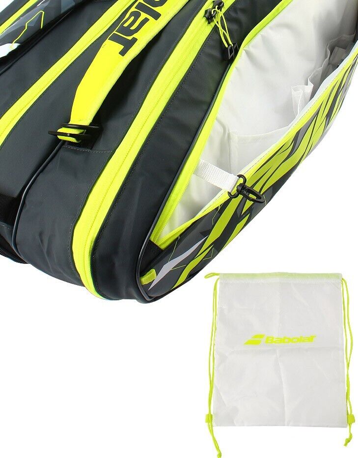 Maleta Babolat Pure Aero x12 (Grey/Yellow/White)