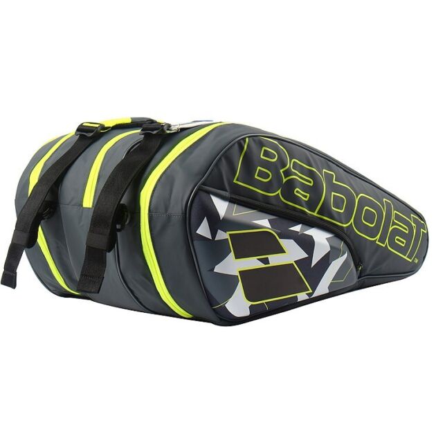 Maleta Babolat Pure Aero x12 (Grey/Yellow/White)