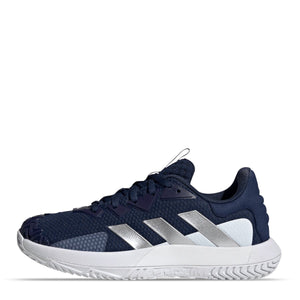 Tenis Adidas SoleMatch Control (Azul Marino/Plata/Blanco)