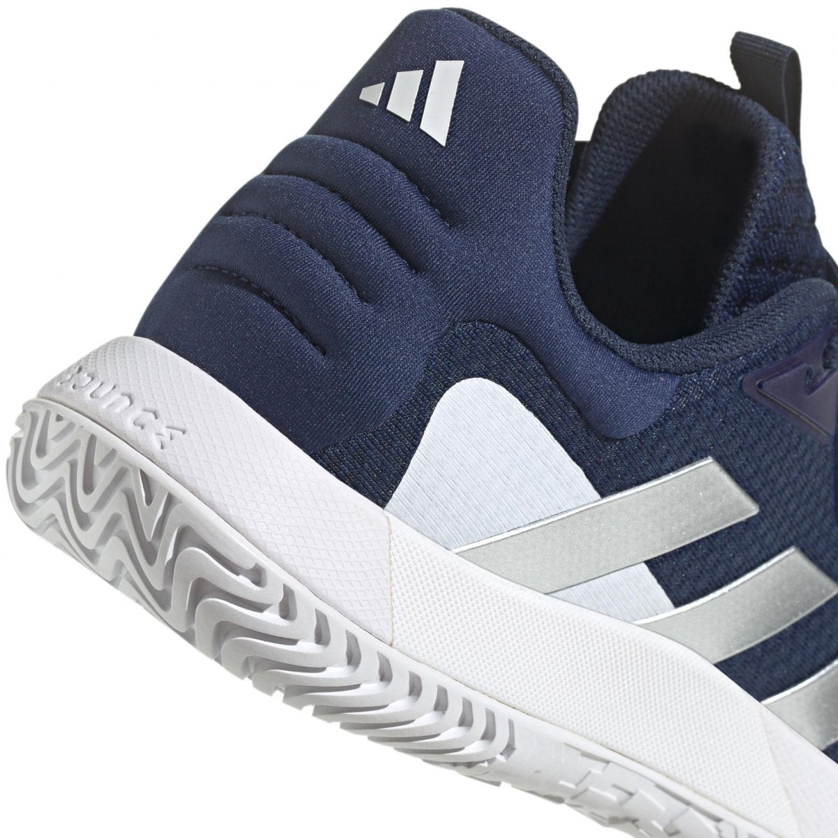 Tenis Adidas SoleMatch Control (Azul Marino/Plata/Blanco)