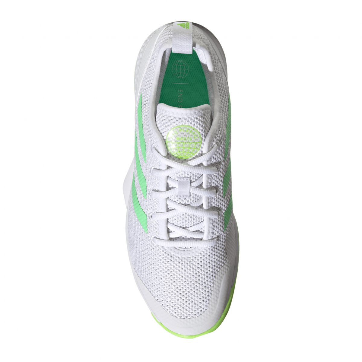 Tenis Adidas CourtFlash Caballero (White/Green)GY4007