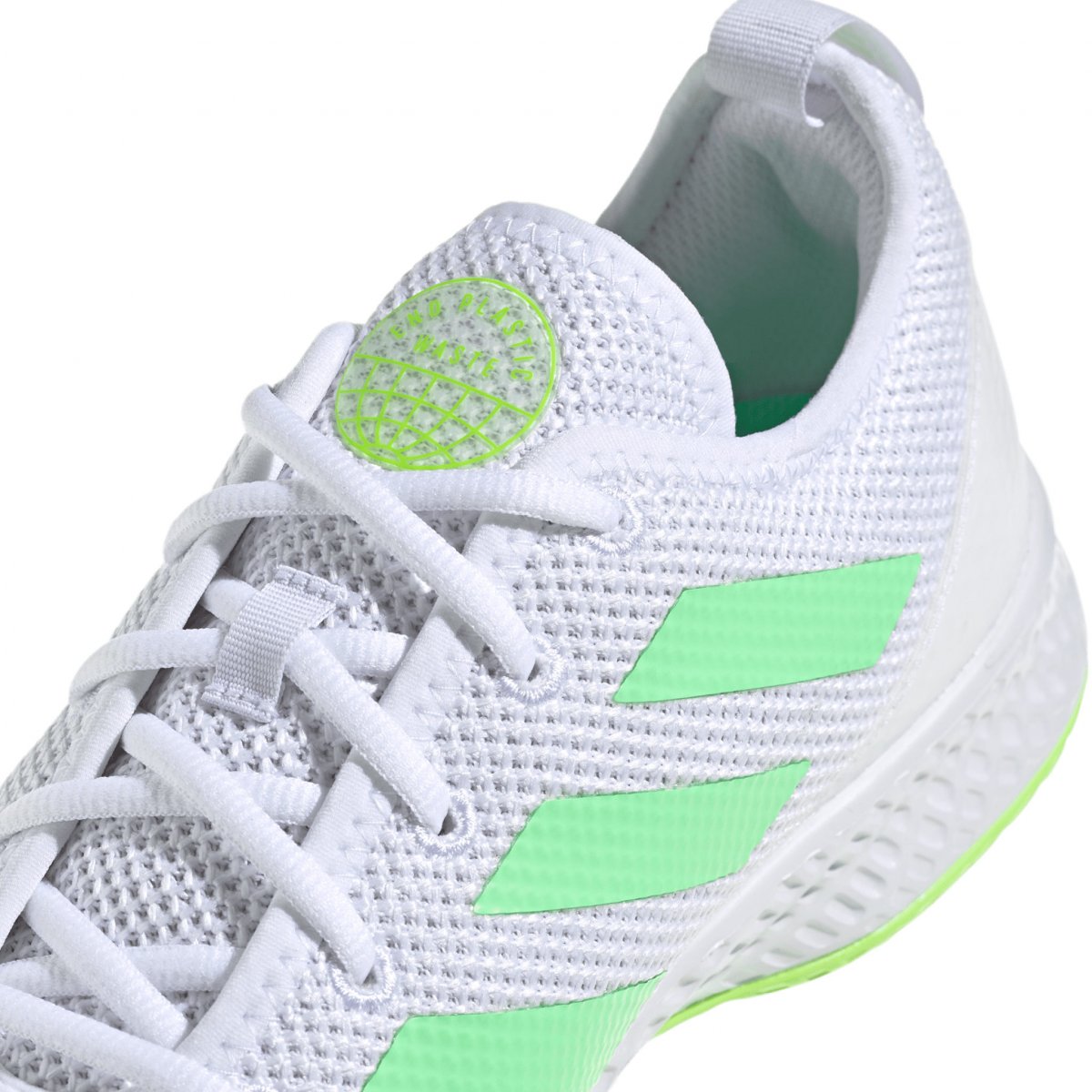 Tenis Adidas CourtFlash Caballero (White/Green)GY4007