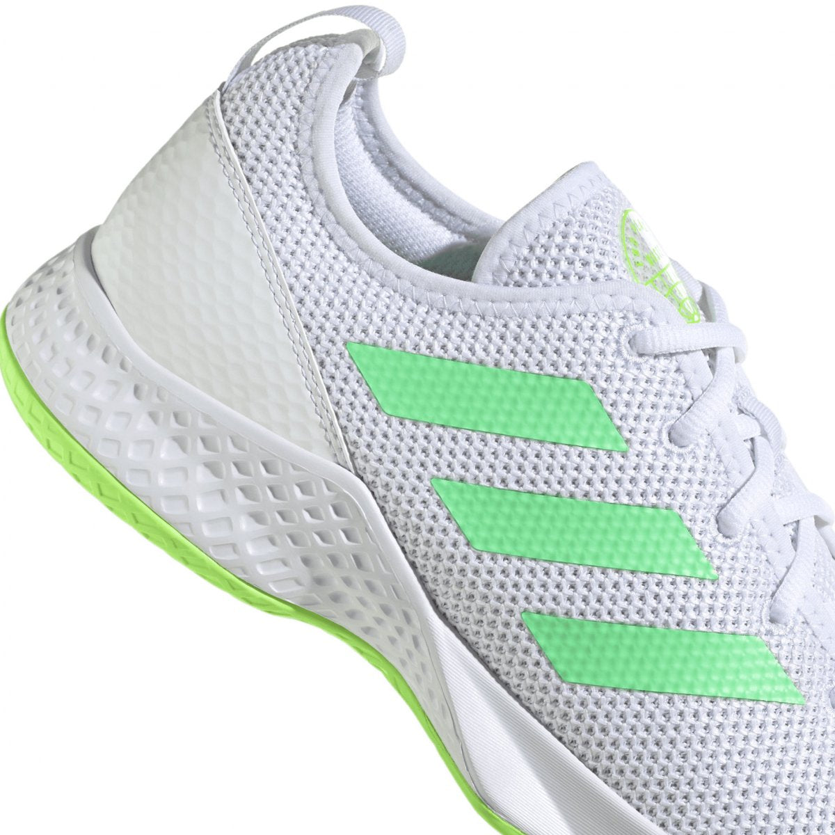 Tenis Adidas CourtFlash Caballero (White/Green)GY4007